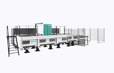 AGC in collaboration with Ionics launches the first large area Ion implantation machine for treating flat panels up till a dimension of 1600 mm x 1800 mm